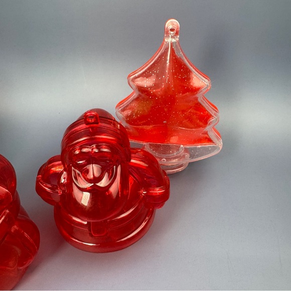 Christmas Candy Plastic Ornaments, set of 5. - Picture 6 of 8